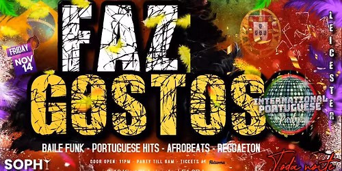 INTERNATIONAL PORTUGUESE PARTY IS BACK - LEICESTER -14th Nov 2025