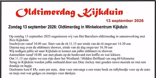 Oldtimerdag Kijkduin