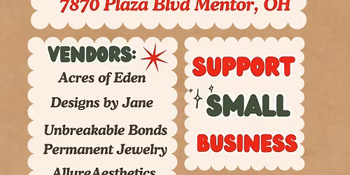 Small Business Saturday Craft Sale