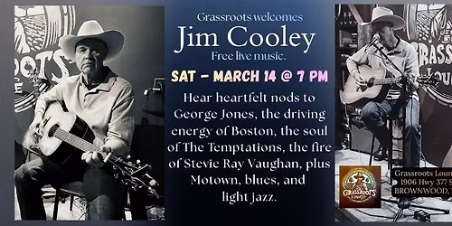 Saturday Night in Brownwood: Free Live Music Featuring Jim Cooley