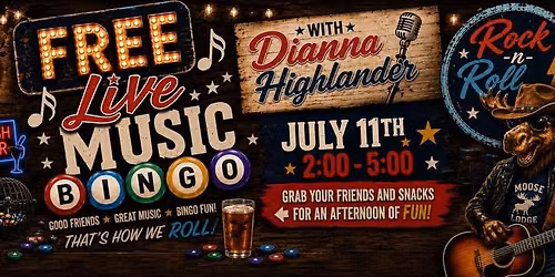 FREE Live Music Bingo with Dianna Highlander
