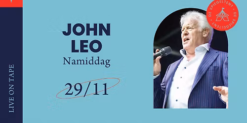 Openingsweekend De Spiegeltent - John Leo Live on tape!