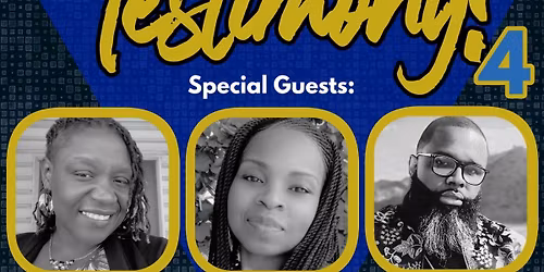 His _____ is My Testimony! 4