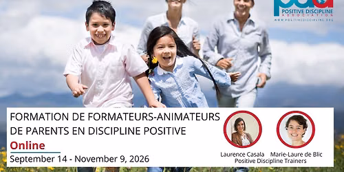 En Ligne - Discipline Positive - Formation de Facilitateurs Parents