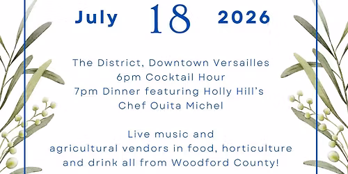 Woodford County Farm to Table Dinner