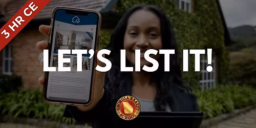 Let's List It | 3 HR CE | Hybrid
