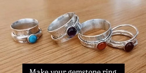 Sunday afternoon beginners gem ring making class