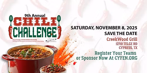 CYFEN 9th Annual Chili Challenge