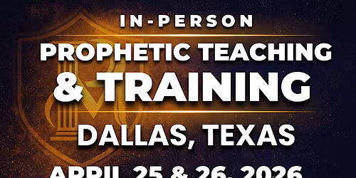 PROPHETIC TRAININGS | DALLAS, TEXAS WITH PROPHETESS MIRANDA