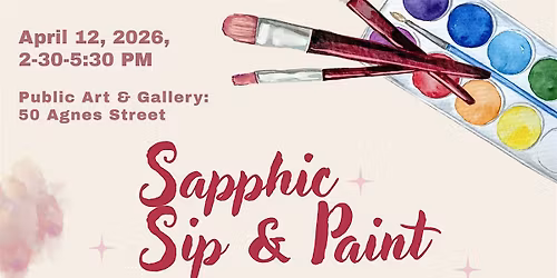 Sapphic Spring Sip & Paint