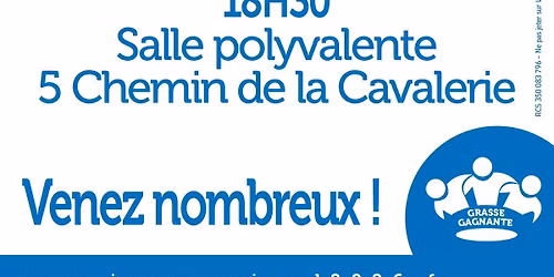 R\u00e9union publique de campagne \u00e0 Saint-Claude !