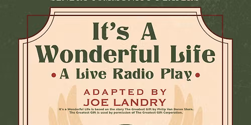 Auditions for It's A Wonderful Life:A Live Radio Play