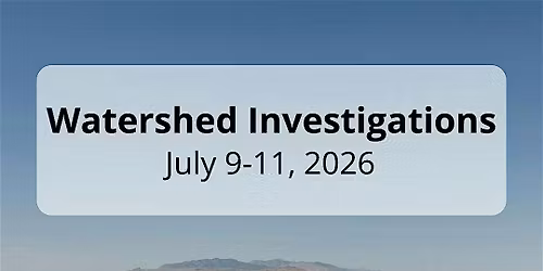 Utah Master Naturalist| Watershed Investigations