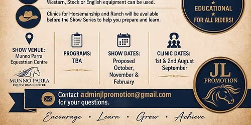 Clinic - 1 day @ Munno Parra Equestrian 