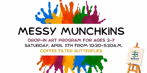 Messy Munchkins Coffee Filter Butterflies