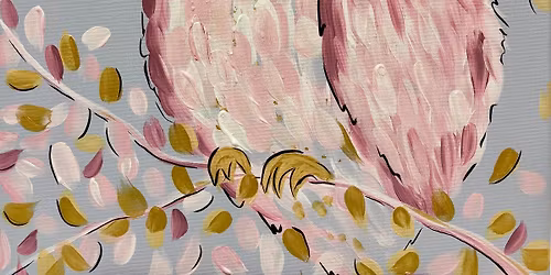 Rose Gold Owl