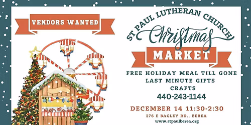 St Paul's Christmas Gift and Craft Fair & Community Meal