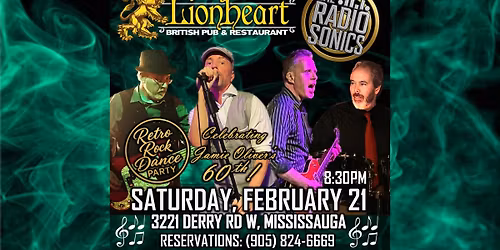 Mississauga: Lionheart & The RadioSonics (Rock! Dance! Party!)