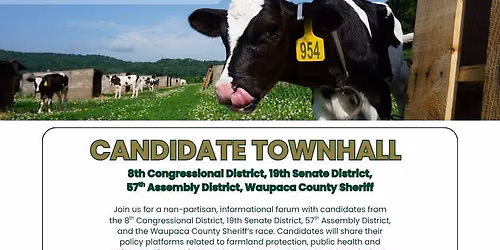 Candidate Townhall (8th CD, 19th SD, 57th AD, Waupaca County Sheriff)