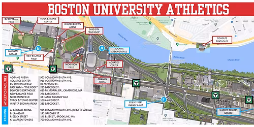 Parking Vermont Catamounts at Boston University Terriers Womens Hockey