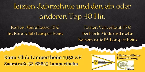 Small Town Maniax im Kanu-Club Lampertheim