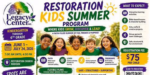 Restoration Kids Summer Camp