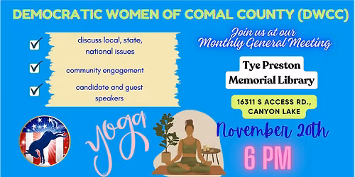 DWCC November 2025 General Meeting