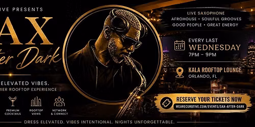 Sax After Dark | Live Saxophone, AfroHouse & Rooftop Experience