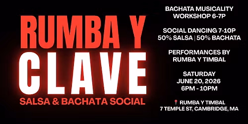 Rumba y Clave: Salsa & Bachata Social (Opening Night)