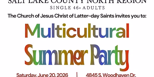 Multicultural Summer Party 45+ singles
