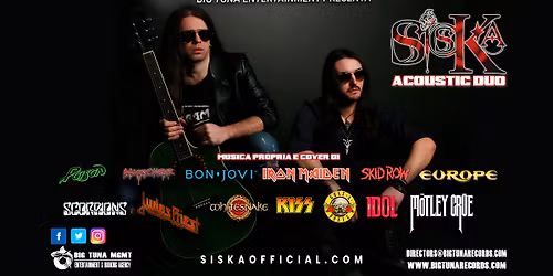 SISKA Acoustic Duo TUTTA LA STORIA DEL ROCK@BAR JUNGLE, VERONA