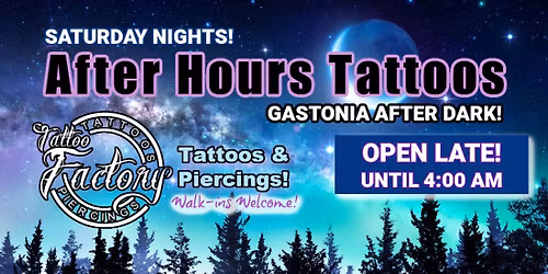 Saturday After Hours Tattoos and Piercings