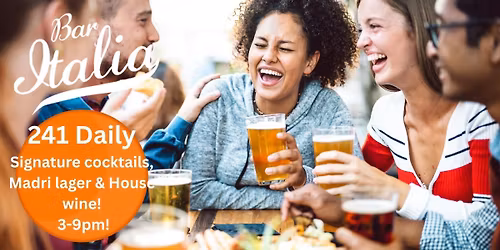 HAPPY HOUR 3-9pm DAILY!