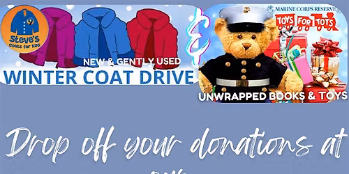 Sunday Christmas Photos + Toy & Coat Drive