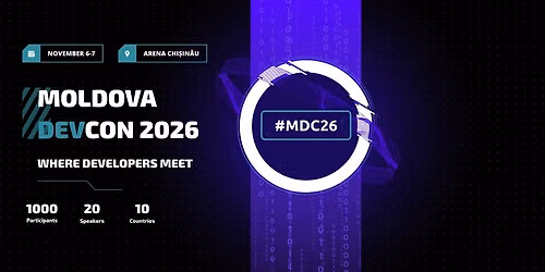 Moldova DevCon 2026 - #MDC26