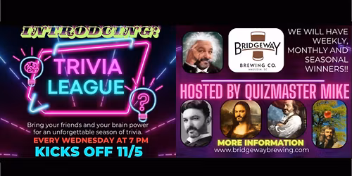 Trivia League @ BridgeWay Brewing Co.