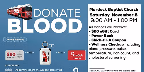 Donate Blood at Murdock
