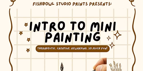 Intro to Miniature Painting