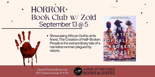 Horror Book Club with Zoid: The Creation of Half Broken People
