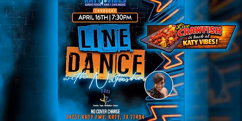 \ud83e\udd20 Line Dance with Natasha at Katy Vibes! \ud83e\udd20