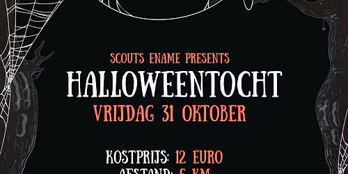 Halloweentocht Scouts Ename