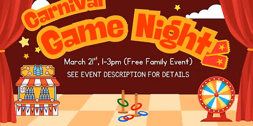 Carnival Game Day (Free, Family Friendly, Community Event)