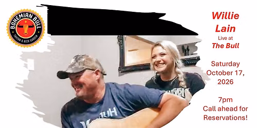 Live Music at The Bull - Willie Lain
