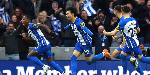 Brighton and Hove Albion FC vs Aston Villa FC at American Express Community Stadium