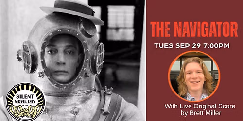 Buster Keaton's The Navigator (1924) | Silent Movie Day w\/ Live Score by Brett Miller