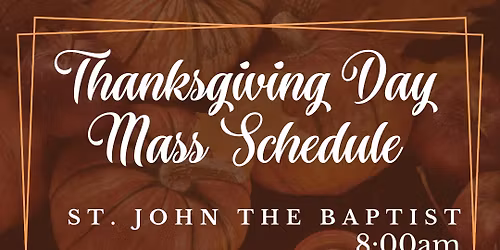 Thanksgiving Day Mass - SC