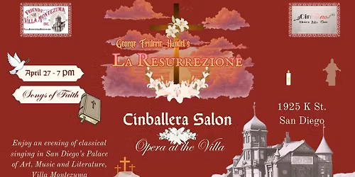 April Salon: "La Resurrezione" and Songs of Faith