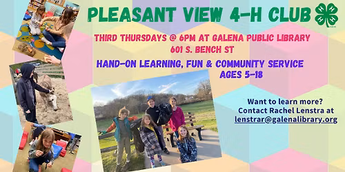 Pleasant View 4-H Club Meeting