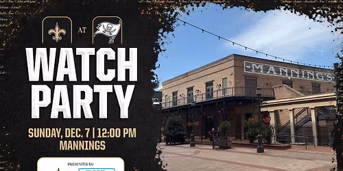 Saints at Bucs Watch Party 