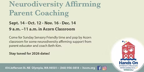 Free Neurodiversity Affirming Parent Coaching at the HOCM